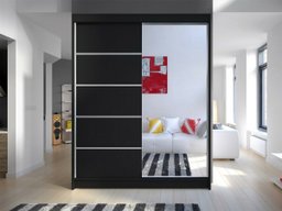 Armoire Closico Vastor III (Noir)