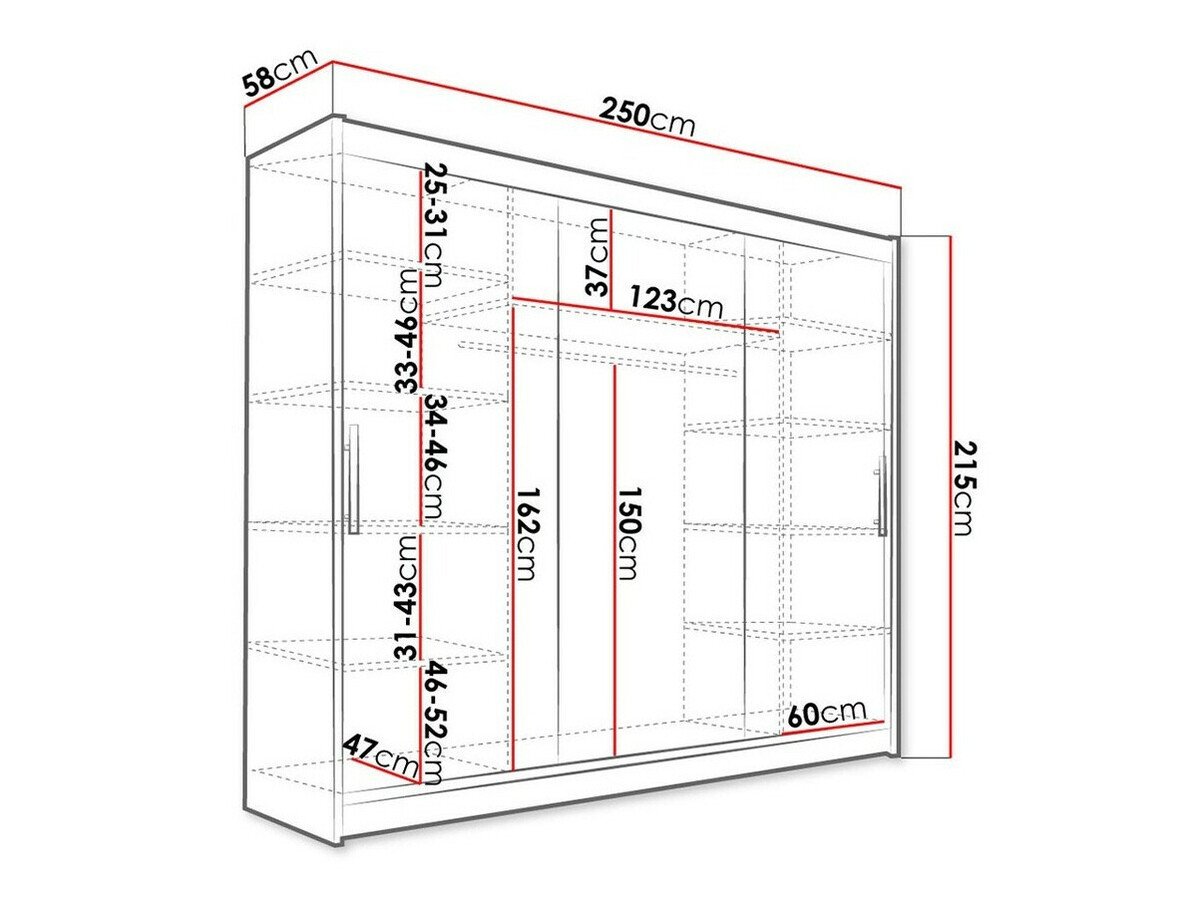 Armoire Closico Ordo II (Blanc)