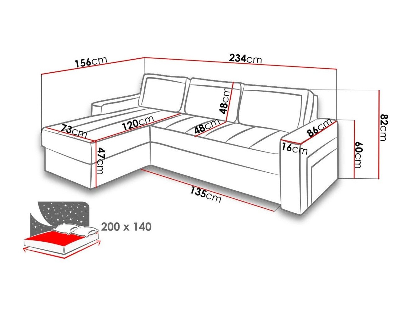 Canapé d'angle Tolveli 102