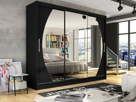 Armoire Closico 130 (Noir)