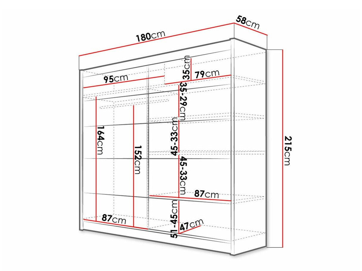 Armoire Closico Cavaris IV (Blanc)