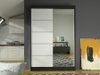Armoire Closico Salvor III (Noir + Blanc)