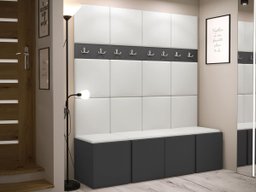 Meuble d'entrée Hartford 268 (Faux cuir Soft 017)