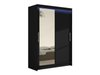 Armoire Closico 128 (Noir)