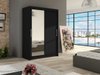 Armoire Closico Pacron VI (Noir)