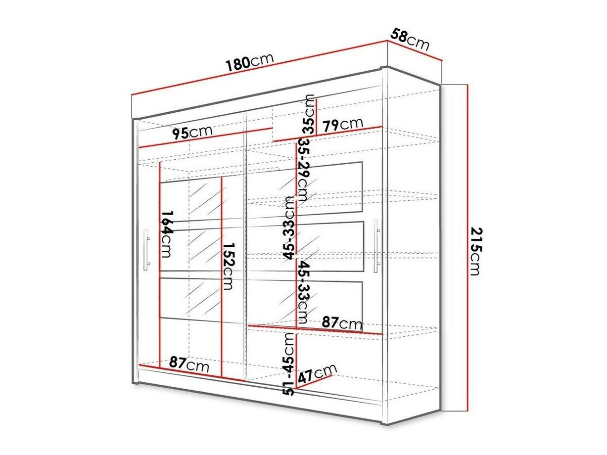Armoire Closico 101 (Noir)