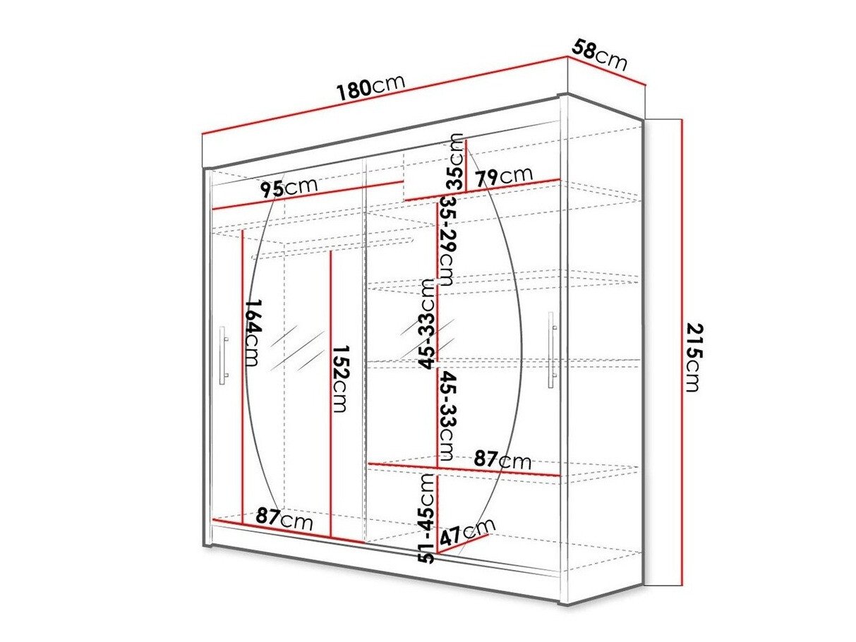 Armoire Closico 102 (Blanc)