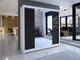 Armoire Closico Cavaris II (Blanc + Noir)