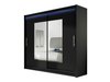 Armoire Closico Pallor VII (Noir)