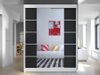 Armoire Closico Vastor V (Blanc + Noir)