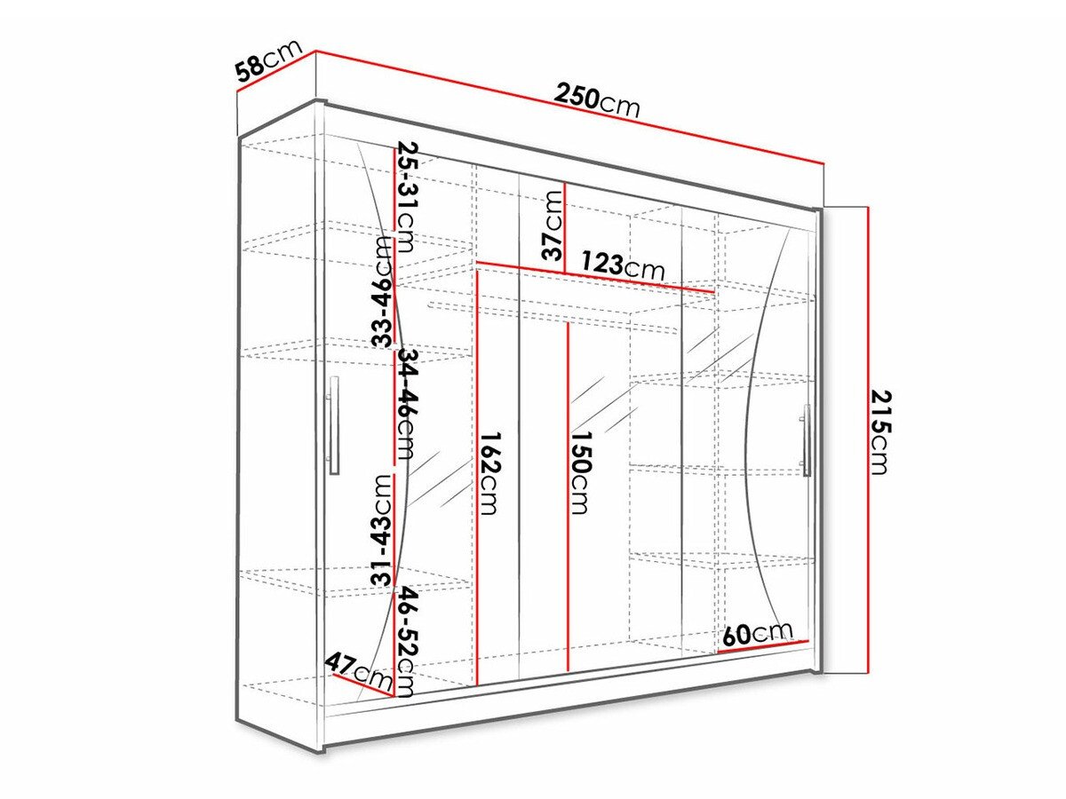 Armoire Closico 120 (Blanc)