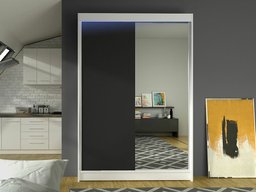 Armoire Closico Salvor I (Blanc + Noir)