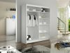 Armoire Closico Salvor I (Blanc + Noir)