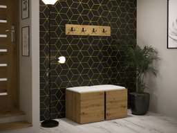 Meuble d'entrée Hartford 275 (Faux cuir Soft 017)