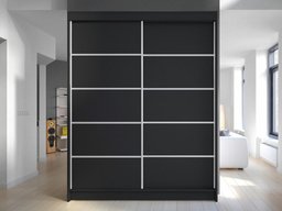 Armoire Closico 145 (Noir)