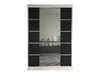 Armoire Closico Salvor V (Blanc + Noir)