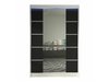 Armoire Closico Salvor V (Blanc + Noir)