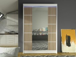 Armoire Closico Salvor V (Blanc + Sonoma chêne)