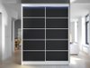 Armoire Closico Vastor IV (Blanc + Noir)