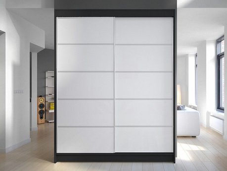 Armoire Closico Vastor IV (Noir + Blanc)