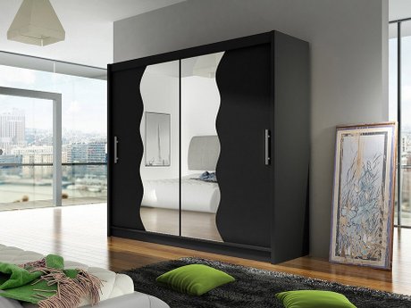 Armoire Closico 125 (Noir)