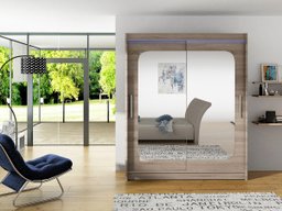 Armoire Closico 135 (Truffe chêne)