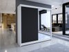 Armoire Closico 137 (Blanc + Noir)