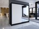Armoire Closico 137 (Noir + Blanc)