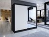 Armoire Closico 137 (Noir + Blanc)