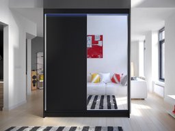 Armoire Closico 140 (Noir)
