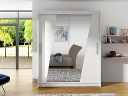 Armoire Closico 155 (Blanc)
