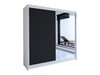 Armoire Closico Cavaris I (Blanc + Noir)
