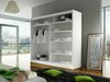 Armoire Closico Cavaris I (Blanc + Noir)