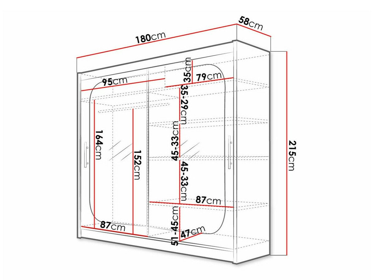 Armoire Closico Pallor VIII (Blanc)