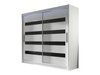Armoire Closico Pallor XI (Blanc + Noir brillant)
