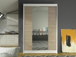 Armoire Closico Salvor II (Blanc + Sonoma chêne)