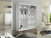 Armoire Closico Salvor IV (Blanc + Noir)