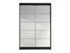 Armoire Closico Salvor IV (Noir + Blanc)