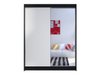 Armoire Closico Vastor I (Noir + Blanc)