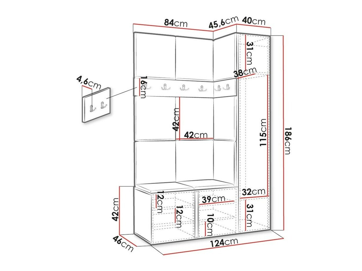 Meuble d'entrée Hartford 277 (Manila 02)