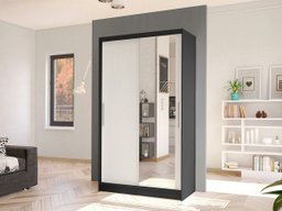 Armoire Closico Structor VI (Noir + Blanc)