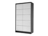 Armoire Closico Fractor IV (Noir + Blanc)