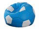 Pouf poire Comfivo 287 (Bleu + Blanc)
