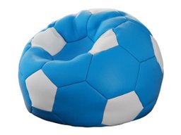 Pouf poire Comfivo Pectus (Bleu + Blanc)
