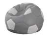 Pouf poire Comfivo Pectus (Gris + Blanc)