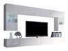 Ensemble de salon Tivdalu 105 (Blanc + Blanc brillant)