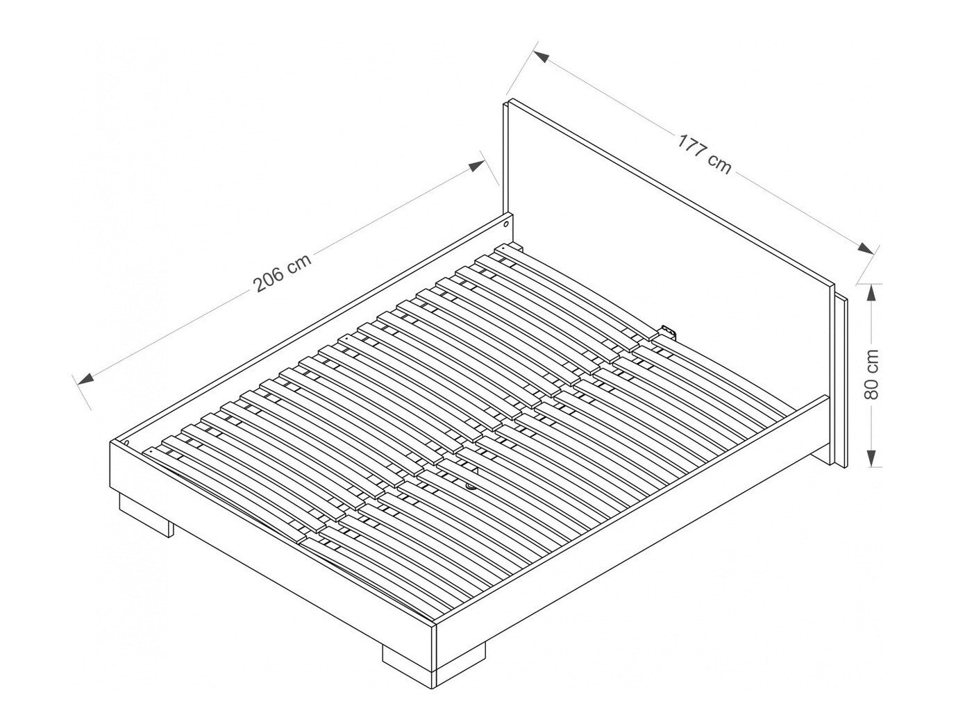 Lit Murrieta 110 (Blanc)