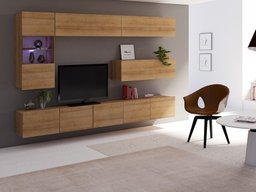 Ensemble de salon Tivdalu 108 (Chêne doré)