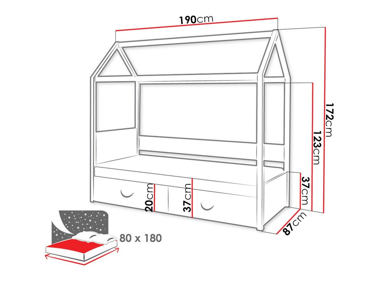 Lit Henderson 133 (Blanc)