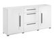 Commode Ophsalu 108 (Blanc + Blanc brillant)